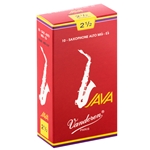 Vandoren JAVA Alto Sax Red Reed 21/2