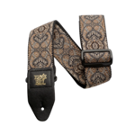 Ernie Ball Gold & Black Paisley Jacquard Strap