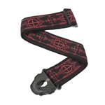 50mm Planet Lock Voodoo Woven Guitar Strap