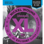 D'Addario EXL120BT Nickel Wound Elec strings - Balanced Tension