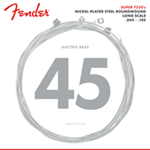 Fender 7250 Bass Strings, Nickel Plated Steel, Long Scale, 7250M .045-.105