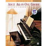 Alfred's Basic Adult All-In-One Piano Course BK & DVD