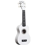 Amahi PGUKWH White Penguin Soprano Ukulele w/bag