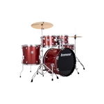 Ludwig Accent Drive 5pc Drum Set - Red Sparkle