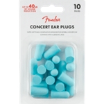 Fender Concert Ear Plugs (10 Pair), Daphne Blue