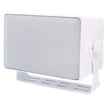 Speco DMS3TSW Weather Resistant 3 Way Speakers w/ Transformer White