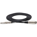 Hosa XLR3F to 1/4 in TS Mic Cable 10FT
