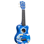 Amahi DDUK2 Soprano Ukulele w/bag - Blue Bird Design