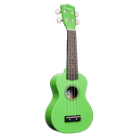 Penguin PGUKGR Green Soprano Ukulele w/bag