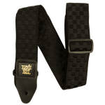 Ernie Ball Black Checkers Jacquard Guitar Strap