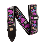 Ernie Ball Classic Jacquard Guitar/Bass Strap - Purple Biird Lupin