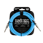 Ernie Ball 10' Flex Instrument Cable Straight/Straight  - Blue