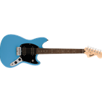 Fender Squier Sonic® Mustang Elec Guitar HH, Laurel Fingerboard, Black Pickguard, California Blue