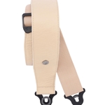 D'addario 2.5" Comfort Leather Auto Lock Tan Guitar Strap