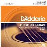 D'addario Phosphor Bronze X Lite string set