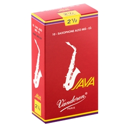 Vandoren JAVA Alto Sax Red Reed 21/2