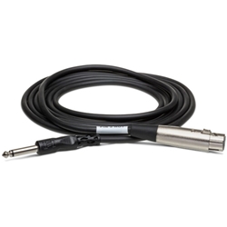 Hosa XLR3F to 1/4" TRS 5' cable