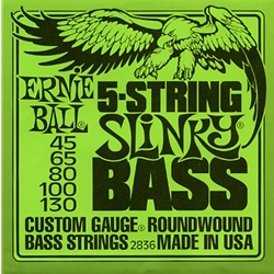 Ernie Ball 2836 Nickel Wound Slinky 5str Electric Bass Strings