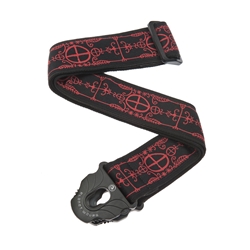 50mm Planet Lock Voodoo Woven Guitar Strap