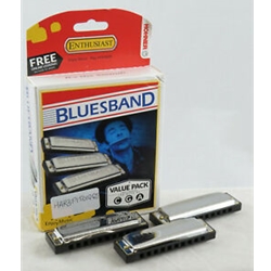 Hohner 3P1501BX Bluesband Value Pack C, G & A