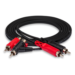 Hosa Dual RCA  to Dual RCA Cable 2m