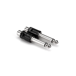 Hosa RCA Female To 1/4 Jack - 2PC