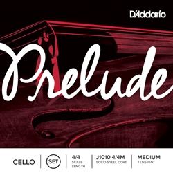 D'Addario j1010 Prelude Cello 4/4 Med set