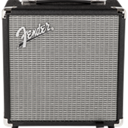 Fender Rumble 15 (V3) Bass Amp, 120V, Black/Silver