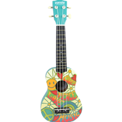 Amahi Panda Soprano Ukulele - Peace&Love