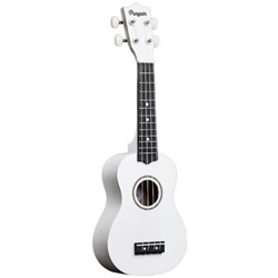 Amahi PGUKWH White Penguin Soprano Ukulele w/bag