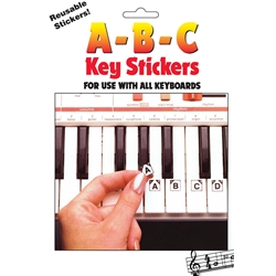 A-B-C Key Stickers