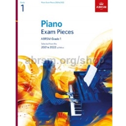 ABRSM G1 Piano Exam Pcs 2021 & 2022 BOOK ONLY
