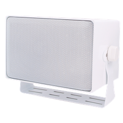 Speco DMS3TSW Weather Resistant 3 Way Speakers w/ Transformer White