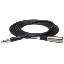 Hosa 10' Audio Cable 1/4" TRS - XLR3M