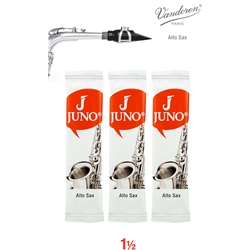 Vandoren JUNO #1 1/2 Alto Sax Reed - 3 Card