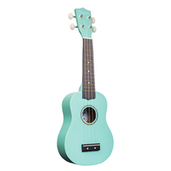 Amahi PGUKLB Penguin Soprano Ukulele Light Blue w/bag