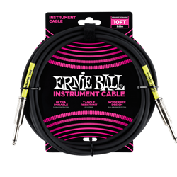 Ernie Ball Black 10' Jack Cord