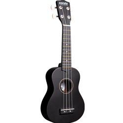 Amahi Dark Night Soprano Ukulele - Black