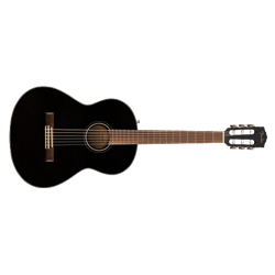 Fender CN-60S Nylon Guitar, Walnut Fingerboard, Black  No Bag