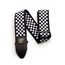 Ernie Ball Black &  White Checkered Strap