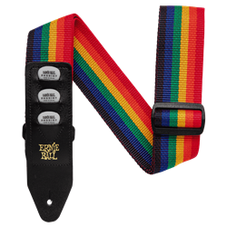 Ernie Ball Rainbow Pickholder Strap