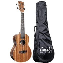 Amahi UK120TW Select Mahogany Tenor Ukulele w/bag