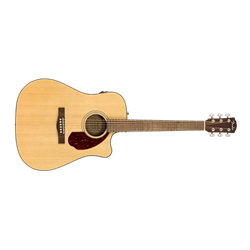 Fender CD-140SCE Dreadnought, Walnut Fingerboard, Natural w/case