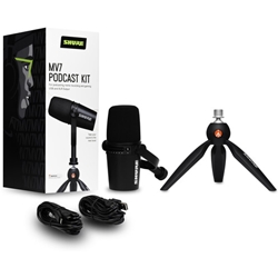 Shure MV7K Podcast Microphone Bundle