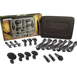 Shure PGADRUMKIT7 Seven Piece Drum Microphone Kit