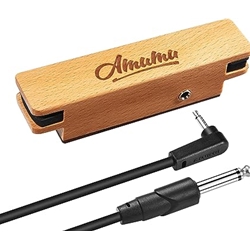 AMUMU SP30 Woody Magnetic Soundhole Pickup for Steel String Acoustic Guitars Single Coil