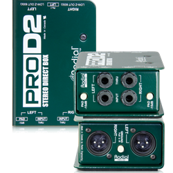 Radial PROD2 Stereo Passive Direct Box