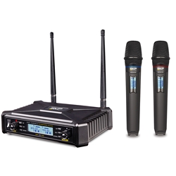 SKP UHF-600 PRO Dual Wireless Hand Held MIchrophone